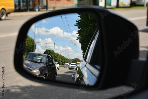 in the mirror of car © sdv_01