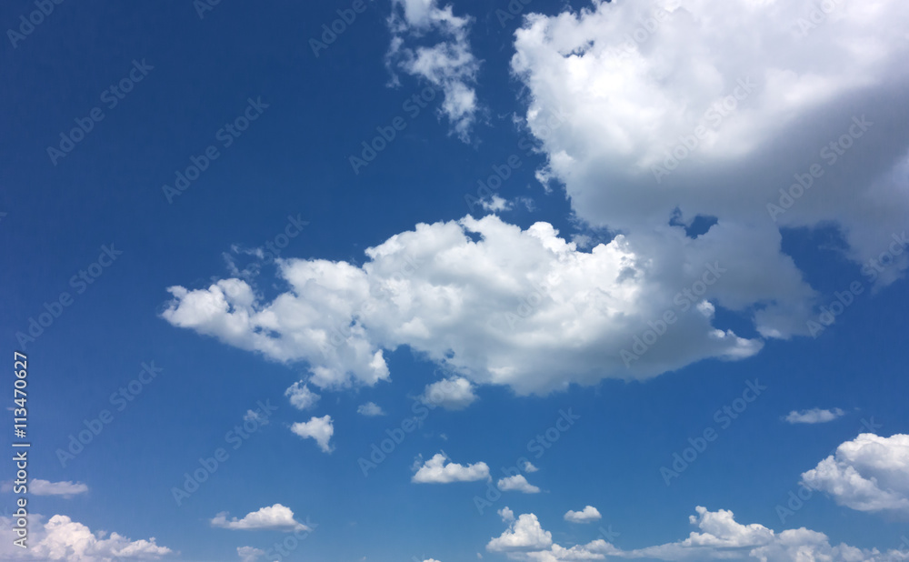 Fototapeta premium blue sky background
