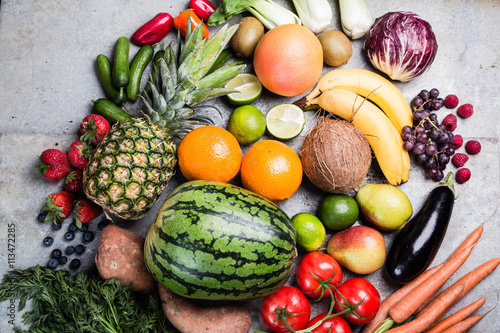 Wallpaper Mural Frisches Obst und Gemüse Torontodigital.ca