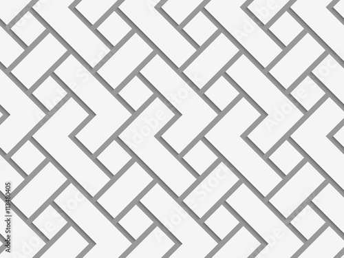 Perforated rectangular irregular grid