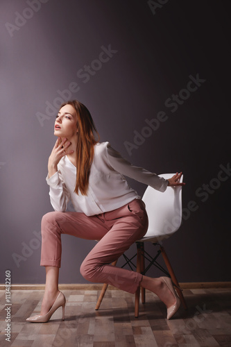 Beautiful young woman in sh...