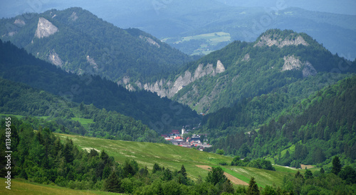 Mountains Pieniny in Slovakia and Poland