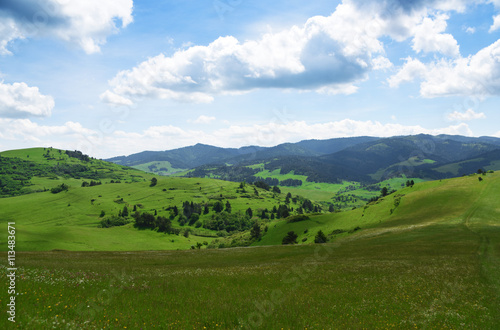 Mountains Pieniny in Slovakia and Poland