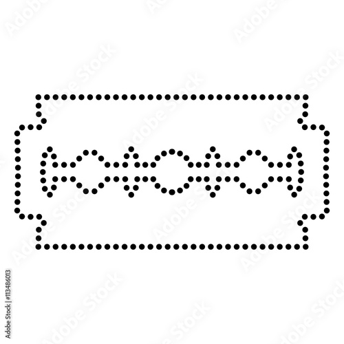 Razor blade sign
