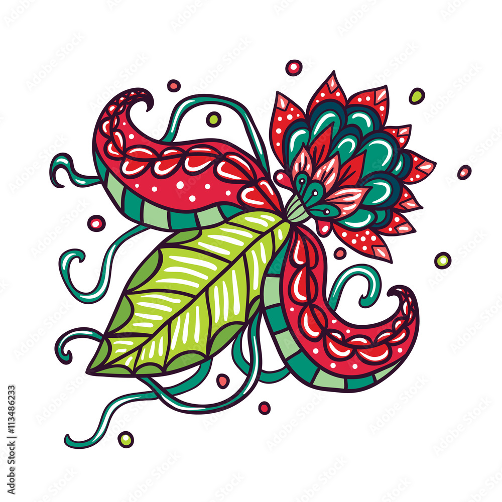 Fictional flowers with Tentacles Fictional flowers with Tentacles