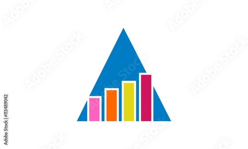 triangle up growth logo