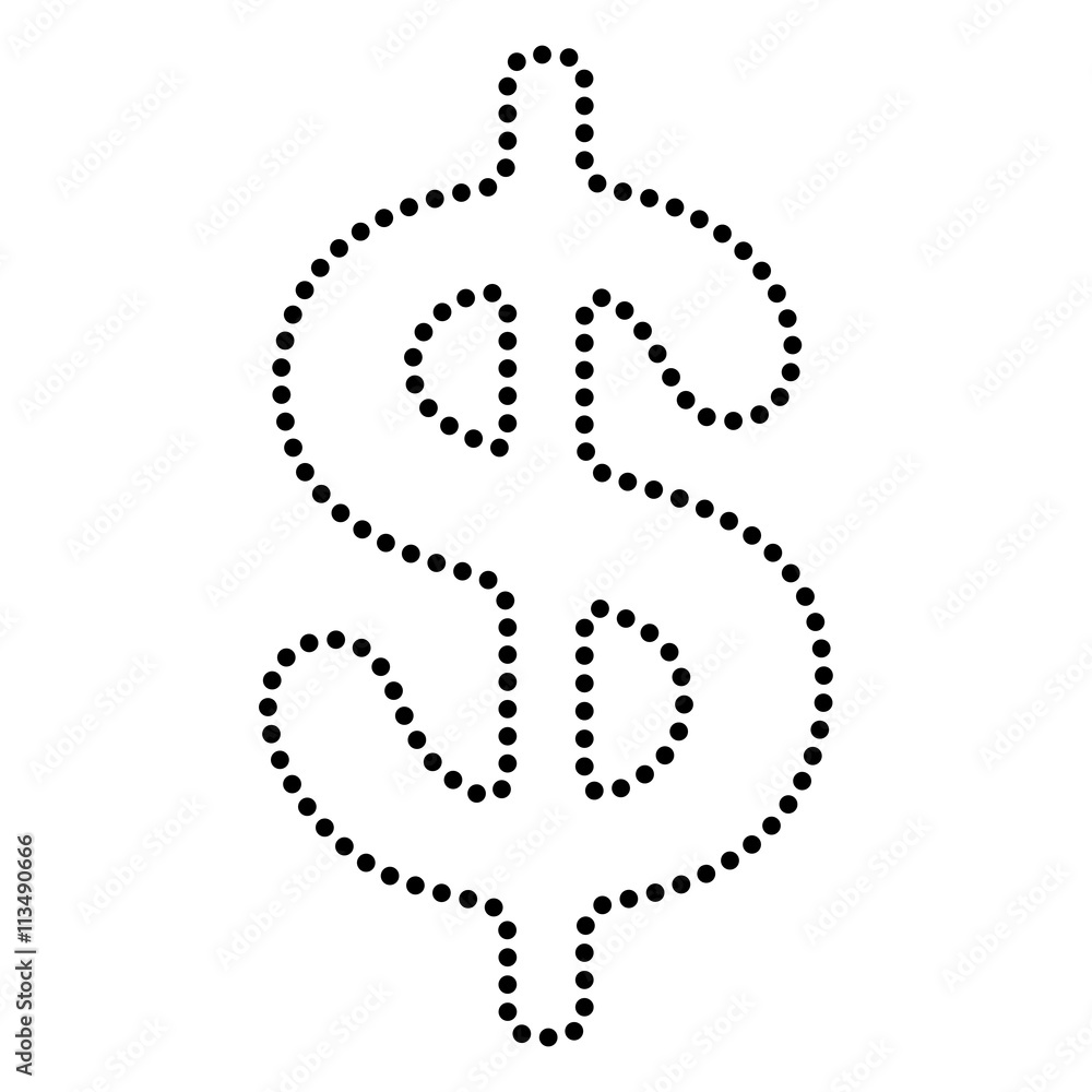 Dollars sign illustration Dollars sign illustration