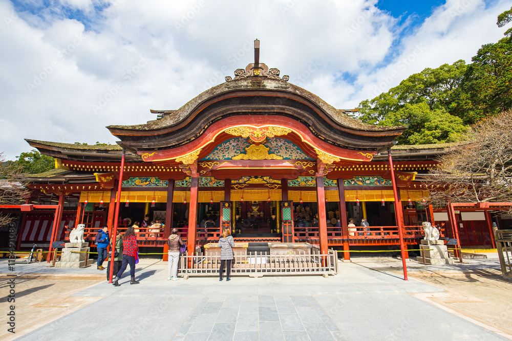 The Dazaifu shrine in Fukuoka, Japan