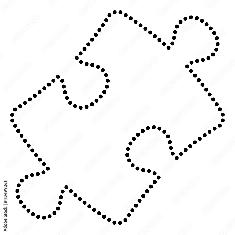 Puzzle piece sign