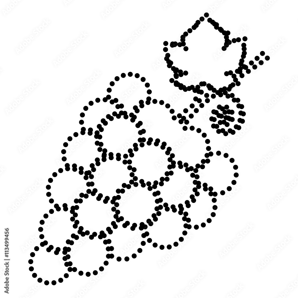 Grapes sign illustration Grapes sign illustration