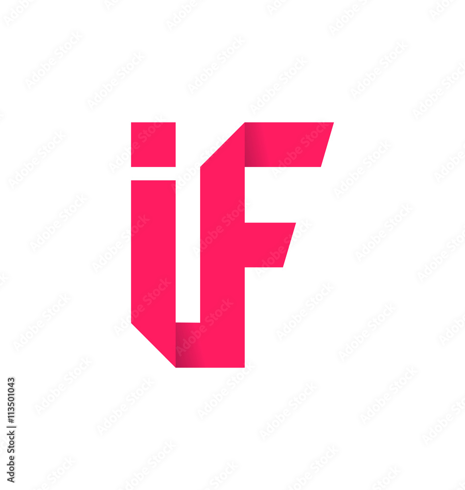 IF Two letter composition for initial, logo or signature. IF Two letter composition for initial, logo or signature.