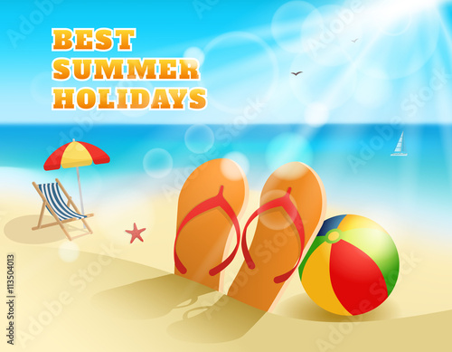 Summer Colored Composition