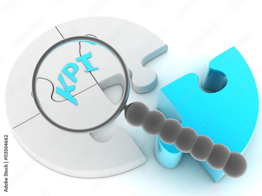 KPI 3D rendering KPI 3D rendering