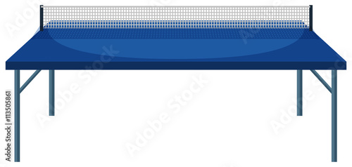Table and net for table tennis