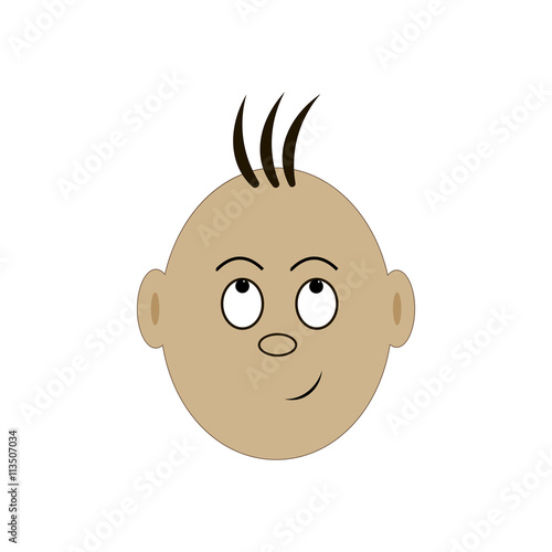 Dreamy face illustration
