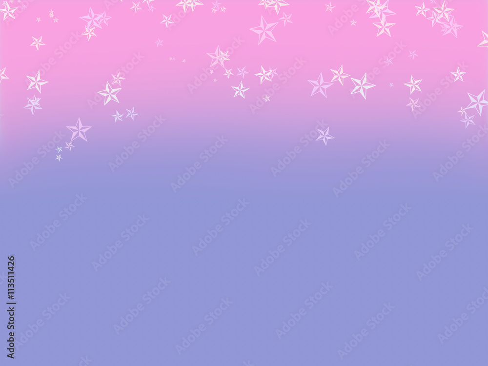 Abstract Background with stars in pink and purple bright colour 