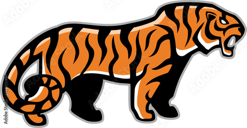 vector tiger mascot illustartion © Save Jungle