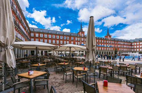 Plaza Mayor in Madrid , Spain photo