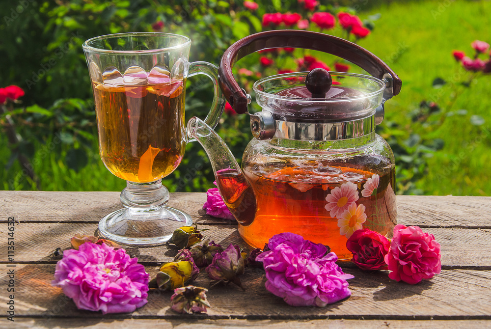 tea and rose tea and rose