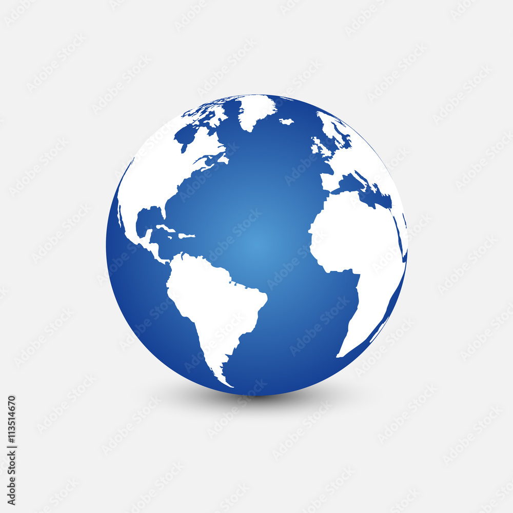 World Icon. Vector illustration. World Icon. Vector illustration.