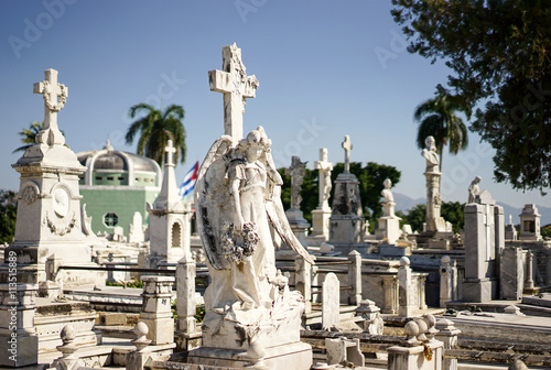 cemetery of Santiago de Cuba. Santa Ifigenia cemetery. photo