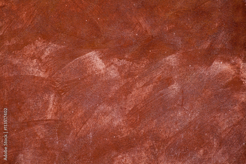 Obraz premium Red strokes plaster wall