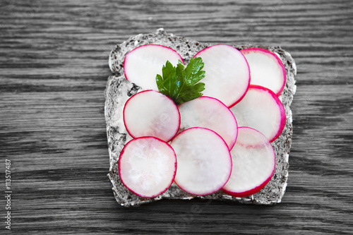 Radieschenbrot