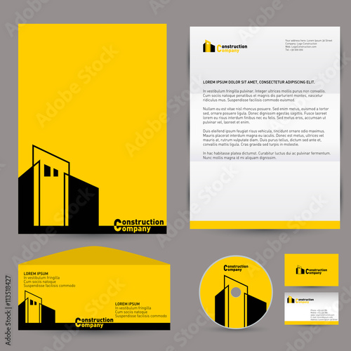 Corporate identity branding mock up