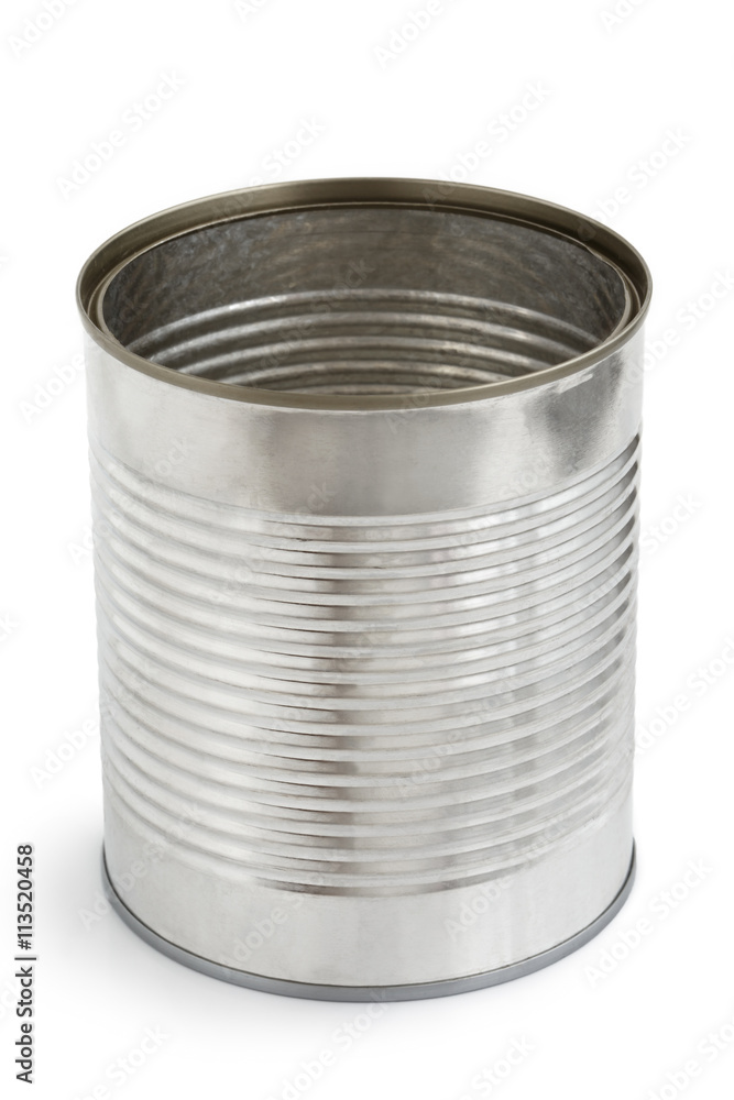 Empty can isolated on white background Empty can isolated on white background