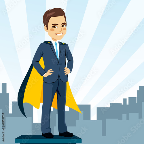 Confident young businessman...