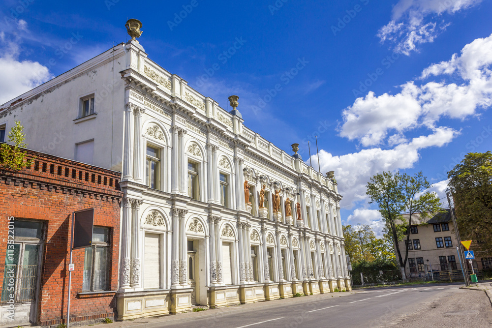 Palace of Wiechert family in Starogard Gdanski, Poland