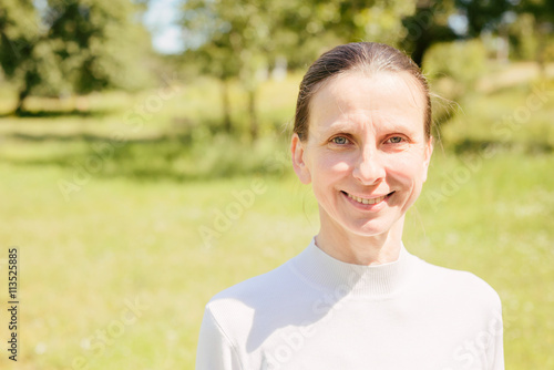 Woman's Portrait Close to the River