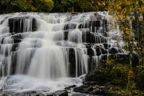 Michigan s Bond Falls In Autumn. Beautiful Bond Falls in Michigan s Upper Peninsula in the autumn.