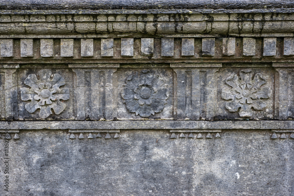 celtic tomb design detail