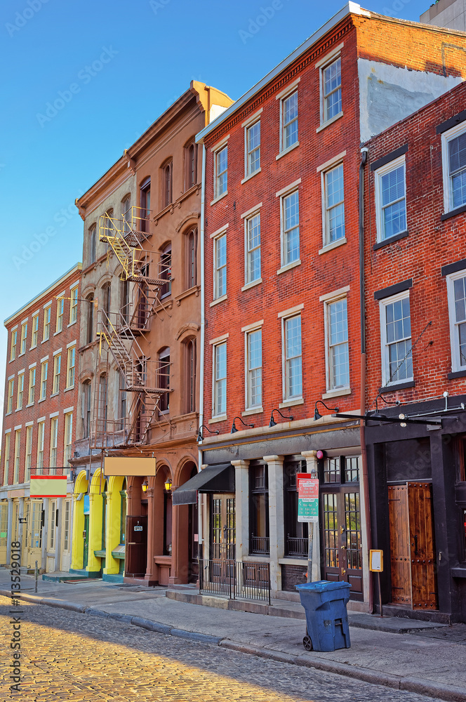 Old Houses in the Old City of Philadelphia
