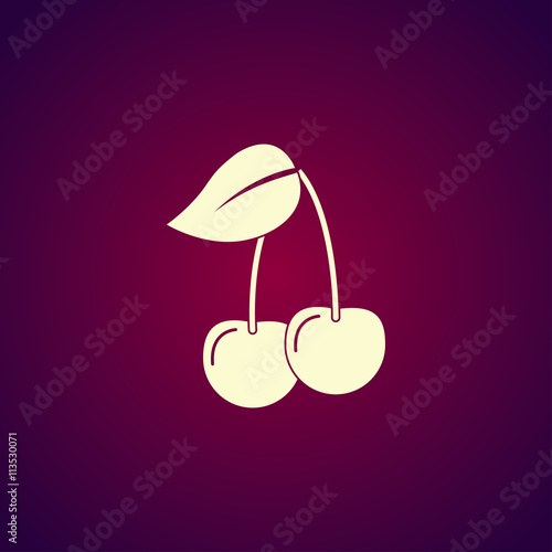 Cherry - vector icon