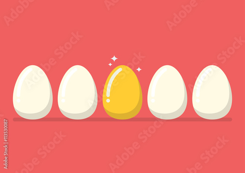 Golden egg among the usual