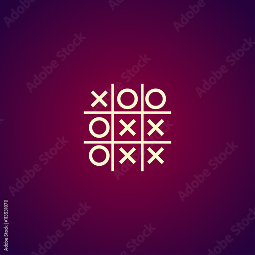 Tic tac toe game - EPS10