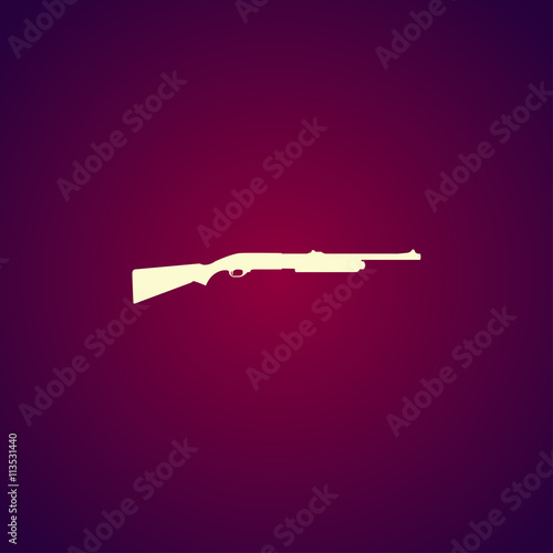 Shotgun icon vector