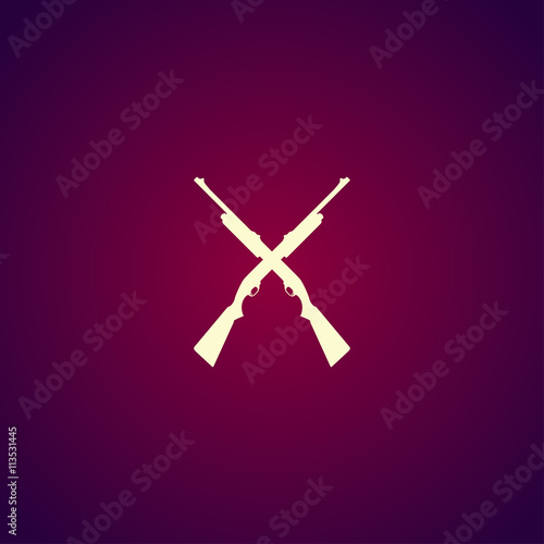 Shotgun icon vector