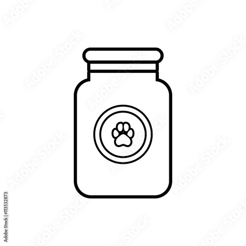 Treatment solution for animals icon, outline style