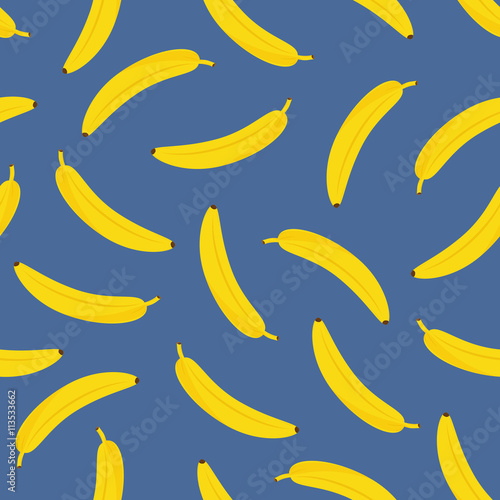 Seamless pattern with bananas. Vector background.