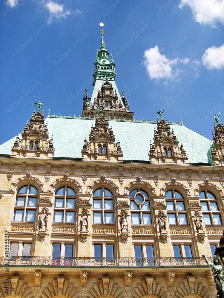 Hamburg townhall, Germany