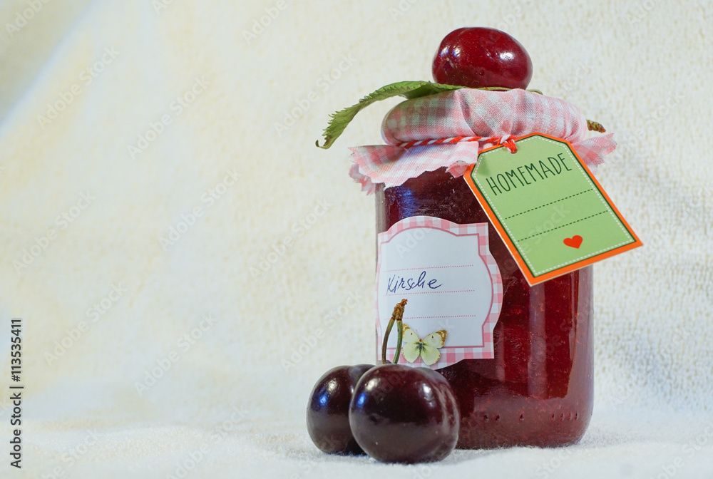 Kirschenmarmelade selbstgemacht