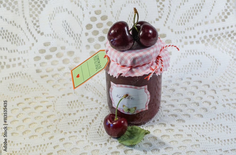 Kirschenmarmelade selbstgemacht