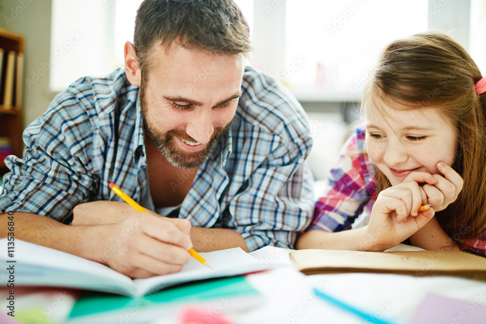 Drawing in copy-book Drawing in copy-book