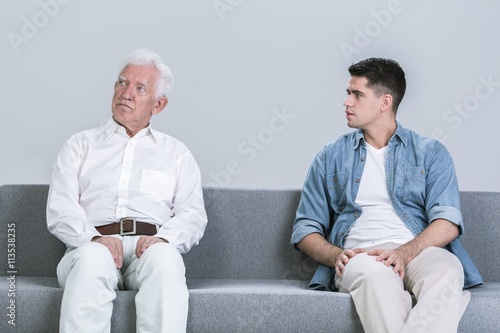 Intergenerational conflict between father and son