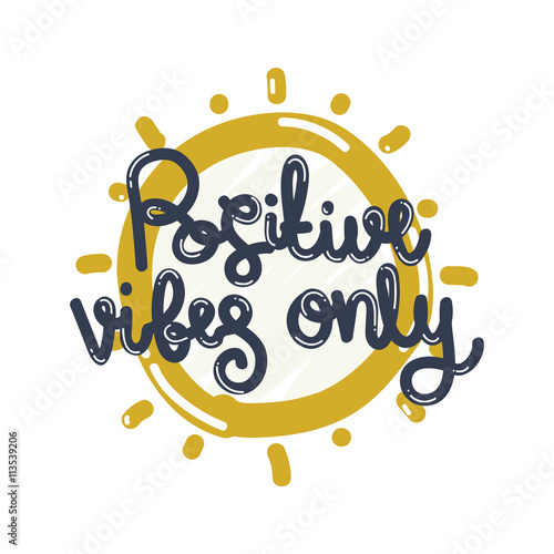 Poster Positive vibes only