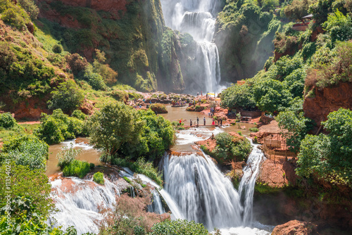 Obraz na płótnie Ouzoud waterfalls, Grand Atlas in Morocco w salonie