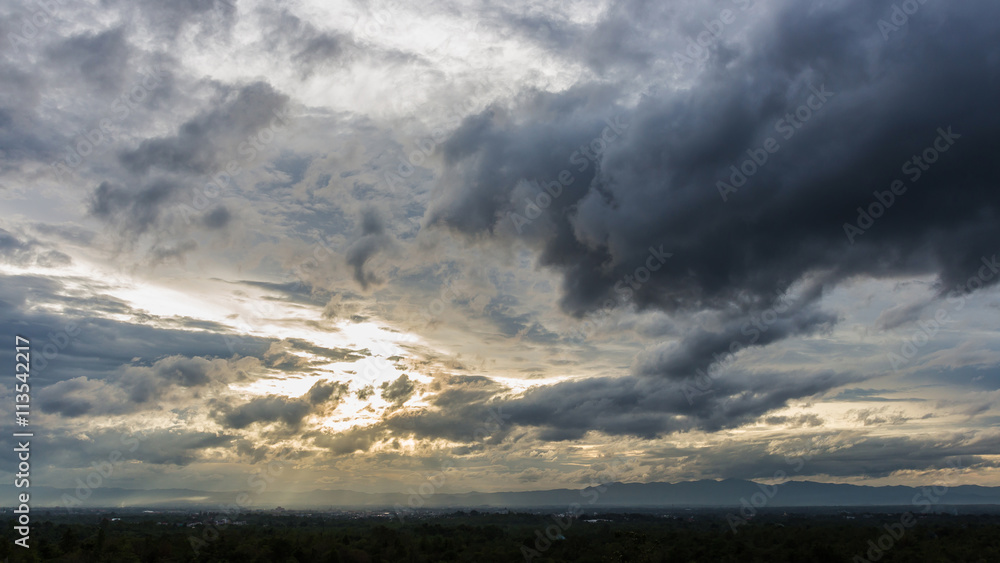 color of dramatic sky with cloud at sunset color of dramatic sky with cloud at sunset